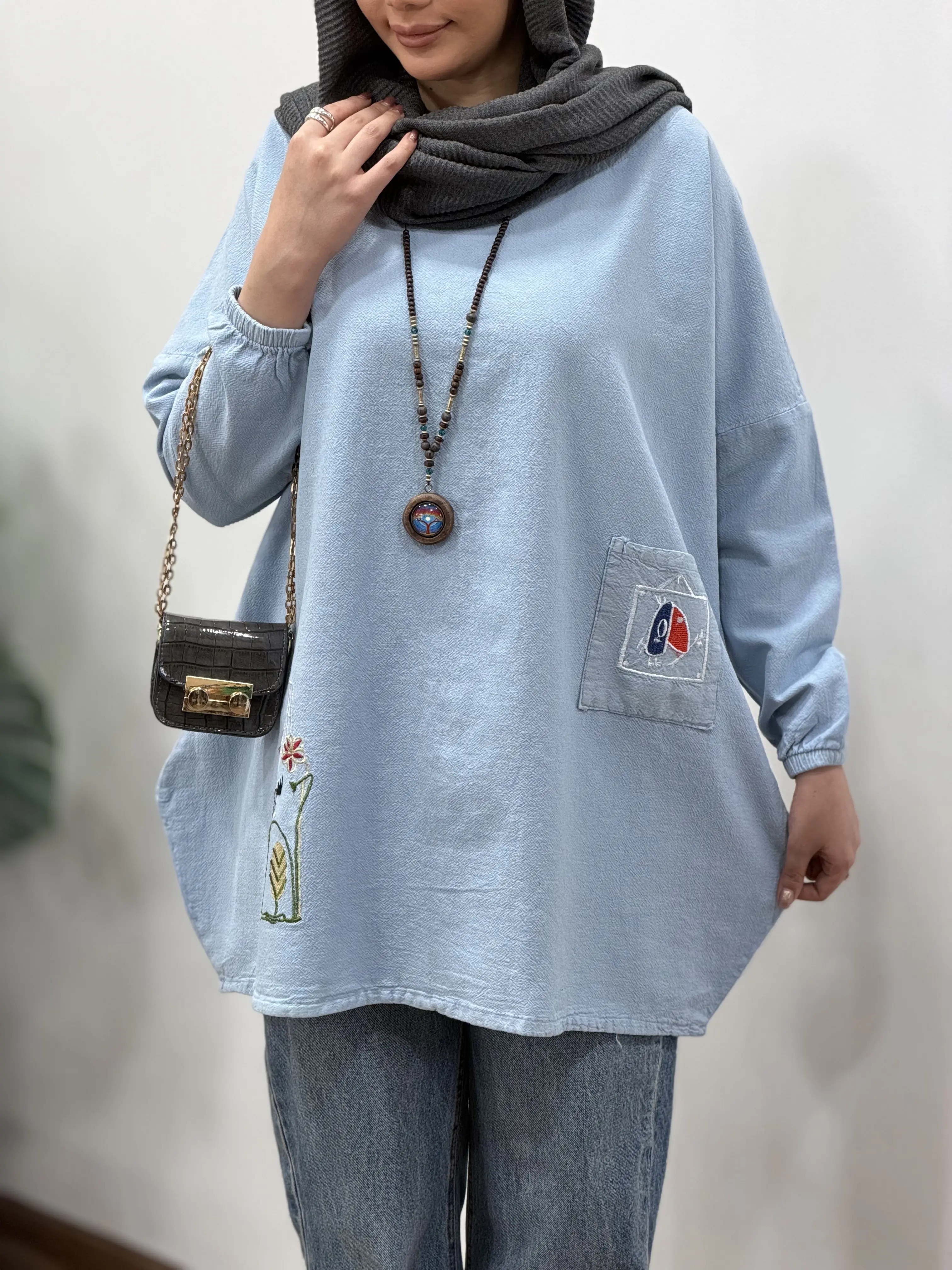 تونیک مانتویی آلینا (ایرادار)
